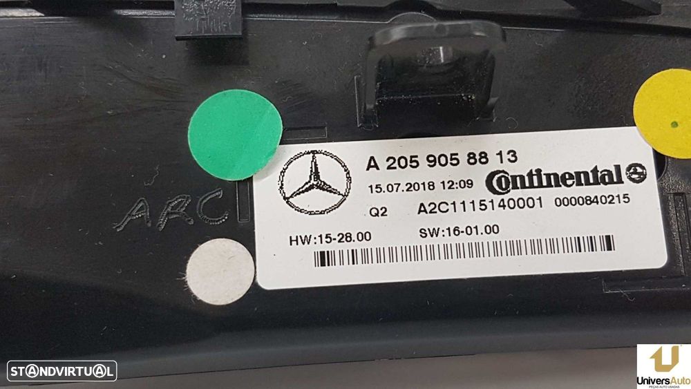 COMANDO CLIMATIZADOR MERCEDES CLASE GLC COUPE (BM 253)(6.2016->) GLC 220 D 4MATI... - 5