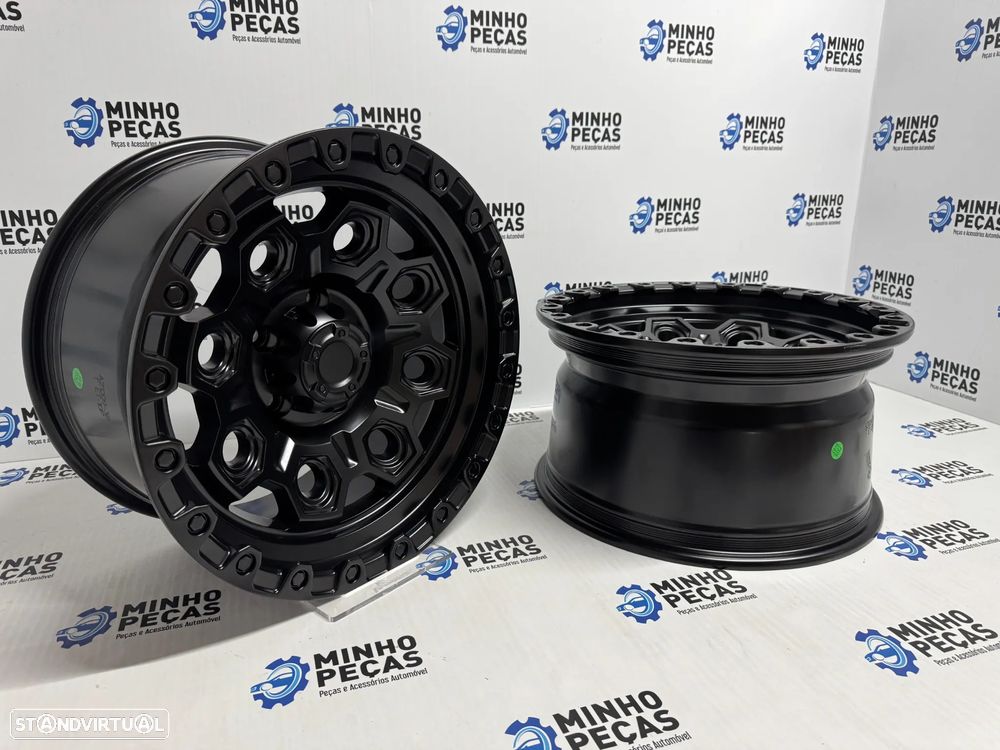 Jantes Look 4x4 em 17 (5x127) Preto Matt - 6