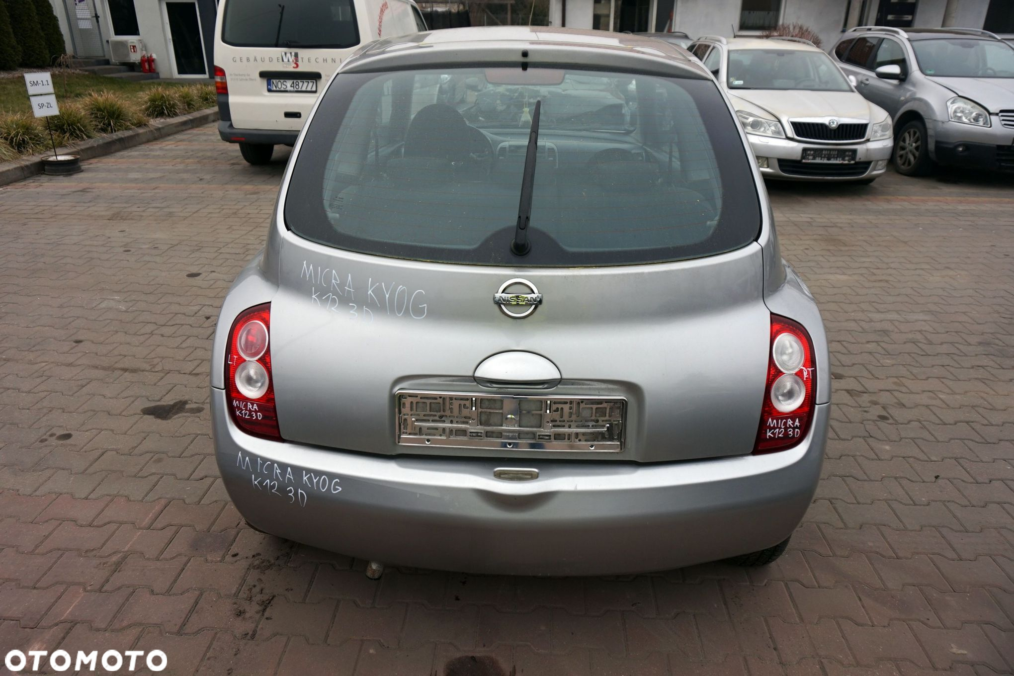 NISSAN MICRA K12 3D HB 2005 KY0 1.2 12V CR12DE 65KM SREBRNY na części - 4