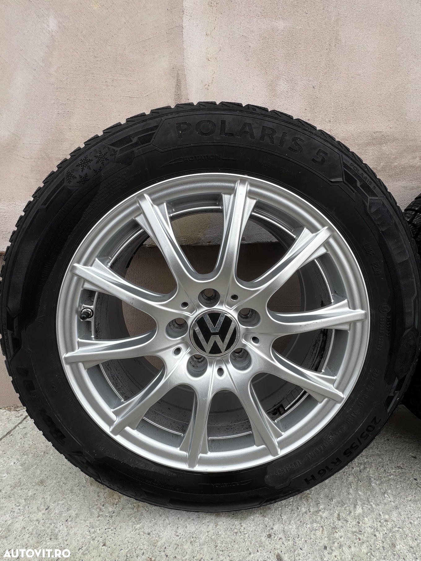 Roți iarnă 205 55 R16 5x112 Volkswagen Touran Mercedes - 5