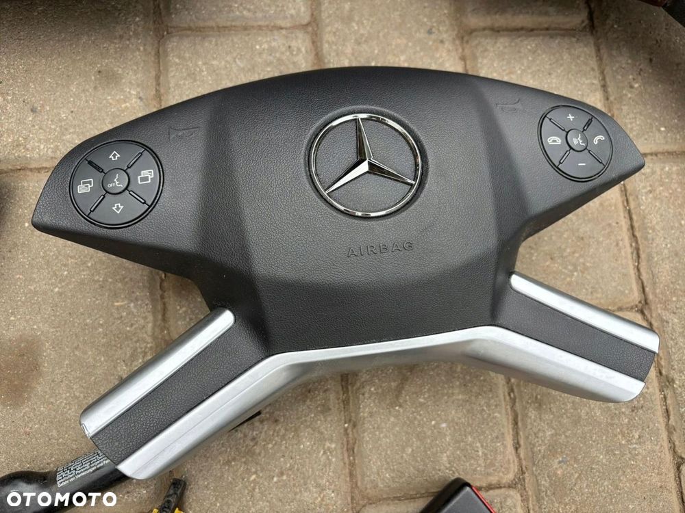 MERCEDES GL X164 KONSOLA PODUSZKI POWIETRZNE PASY SKÓRA 2010R. EU. - 11