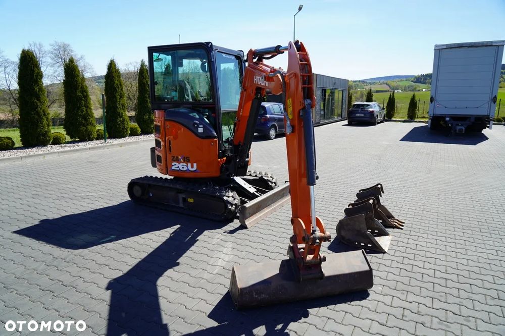 Hitachi ZX26U-6 CR / MINIKOPARKA / 2022 ROK / 1900 MTH / KOMPLET ŁYŻEK - 6