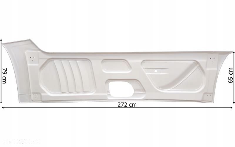 mercedes actros mp4 osłona międzyosiowa prawa 9605208455 - 2