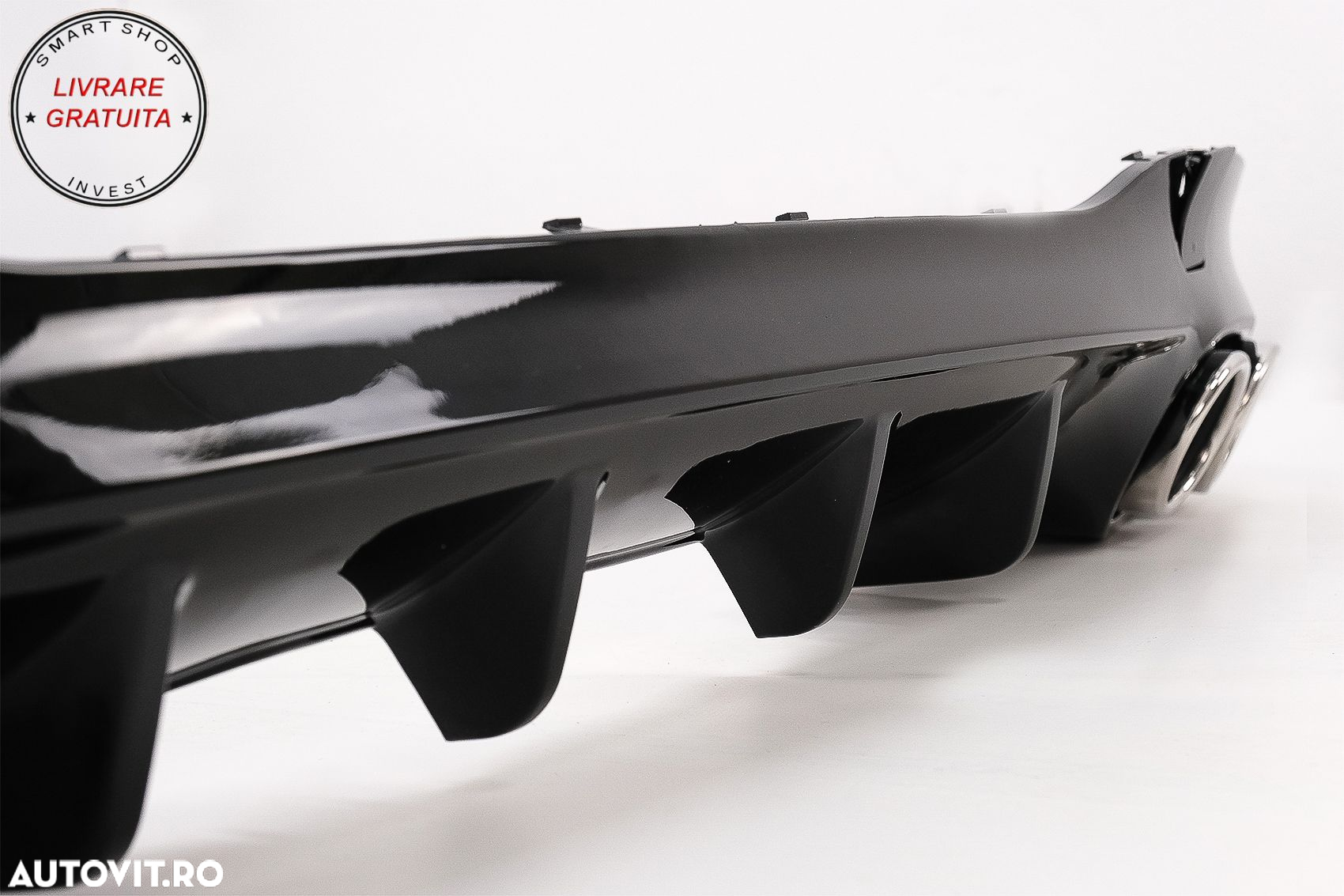 Difuzor Bara Spate cu Ornamente Evacuare Mercedes CLA X118 Shooting Brake C118 Cou- livrare gratuita - 8