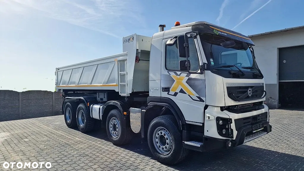 Volvo Fmx 410 8x4 Kiper Hydroburta Wywrot Nowe Opony - 6