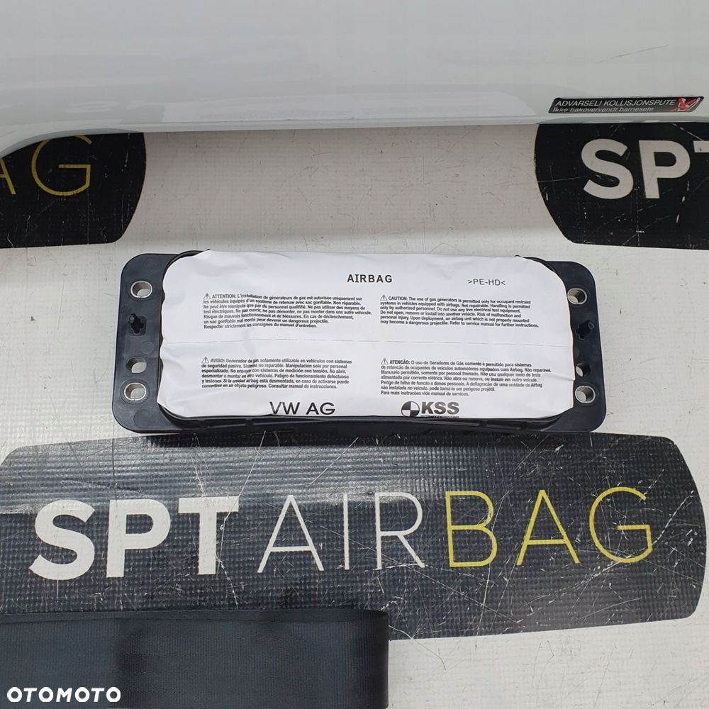 VW UP! UP DESKA ROZDZIELCZA KONSOLA KOKPIT PULPIT PODUSZKI AIRBAG AIR BAG PASY KIT SET - 8