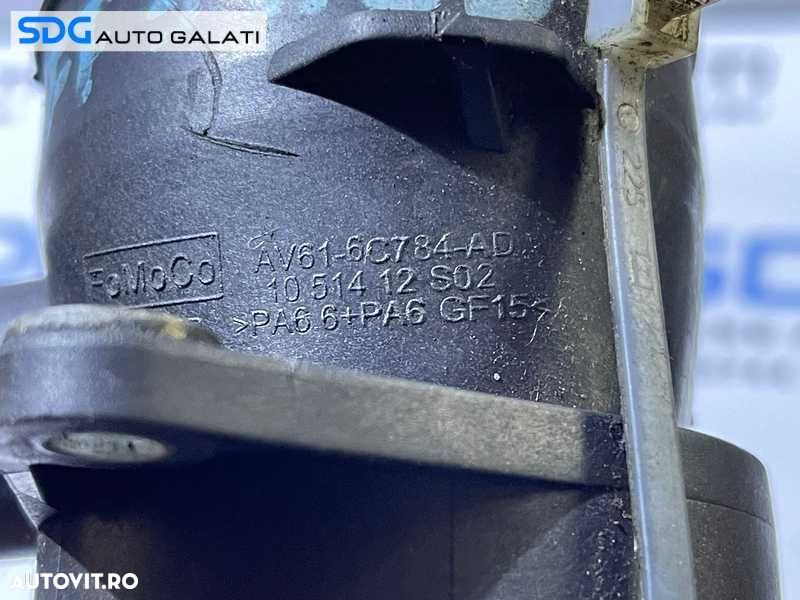 Furtun Conducta Admisie Turbo Turbina Turbosuflanta Ford Focus 3 1.6 TDCI 2010 - 2018 Cod AV61-6C784-AD [M5393] - 5