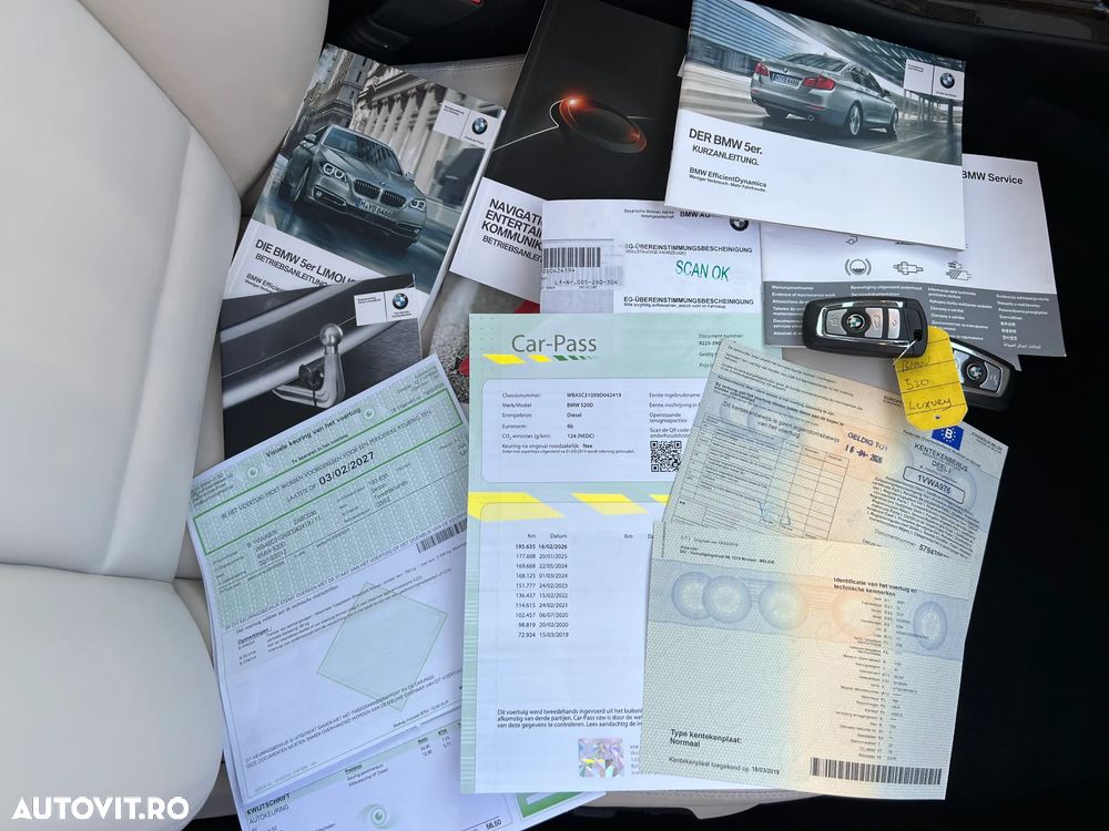 BMW Seria 5 520d Aut. Luxury Line - 8