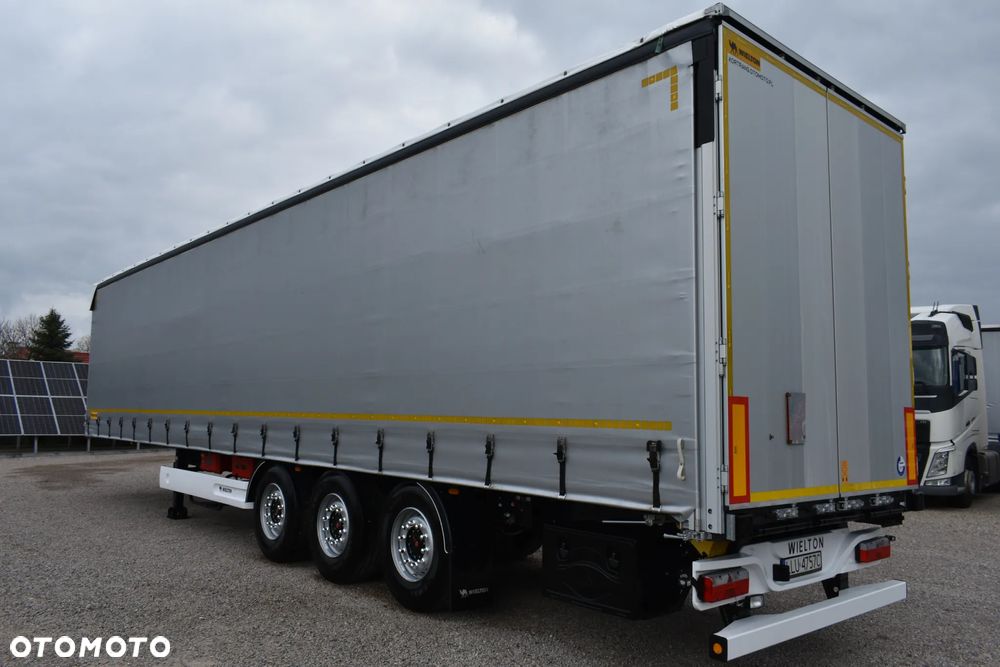 Wielton OS PODNOSZONA // 40 TYŚ KM PRZEBIEG !! // NOWA !! //  OSIE SAF // FULL LED // SALON POLSKA // DACH PODNOSZONY // - 13