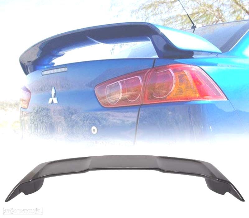 AILERON SPOILER TRASEIRO PARA MITSUBISHI LANCER EVO X 08- - 1