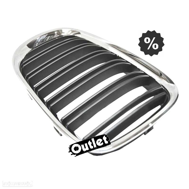R148455C1 GRELHA FRONTAL BMW SERIE 7 F01 09-15 LOOK M CROMADO - 10