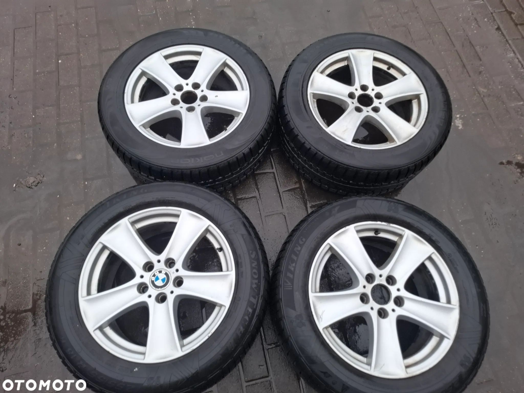 BMW X5 E70 FELGI ALUMINIOWE 18 CALI OPONY ZIMOWE 8,5 J18 ET46 - 1