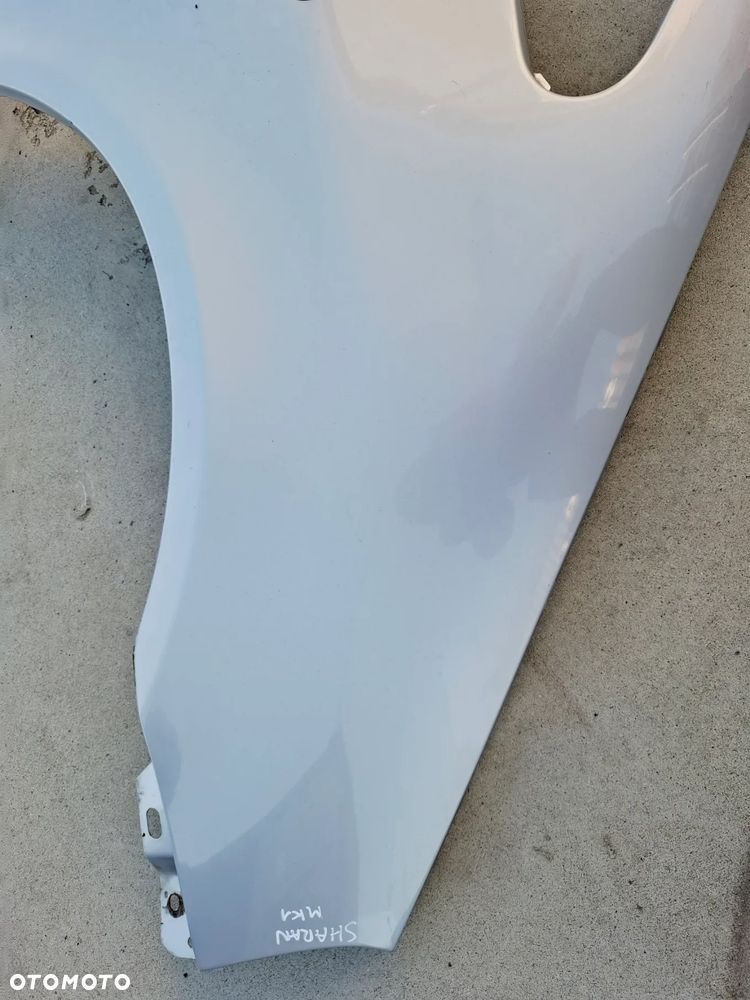 Błotnik Prawy Przód Przedni Srebrny VW Sharan Mk1 Lift - 6