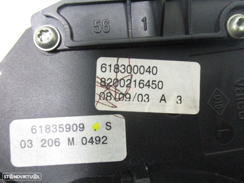 COMANDO LUZES RENAULT MEGANE II 2004 -8200216450 - 1