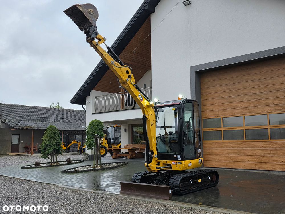 Caterpillar CAT 302.7 D CR mini koparka szybkozłącze 4 łyżki piękna serwisowana 1 wł JCB - 36