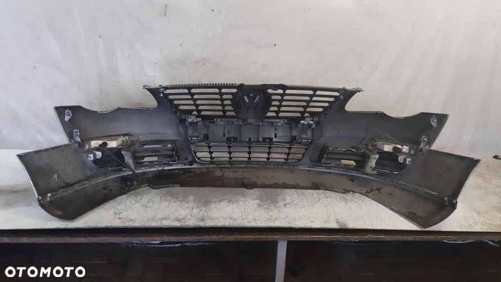 $ ZDERZAK PRZÓD PRZEDNI DO VOLKSWAGEN VW PASSAT B6 + GRILL LA7W SREBRNY - 5