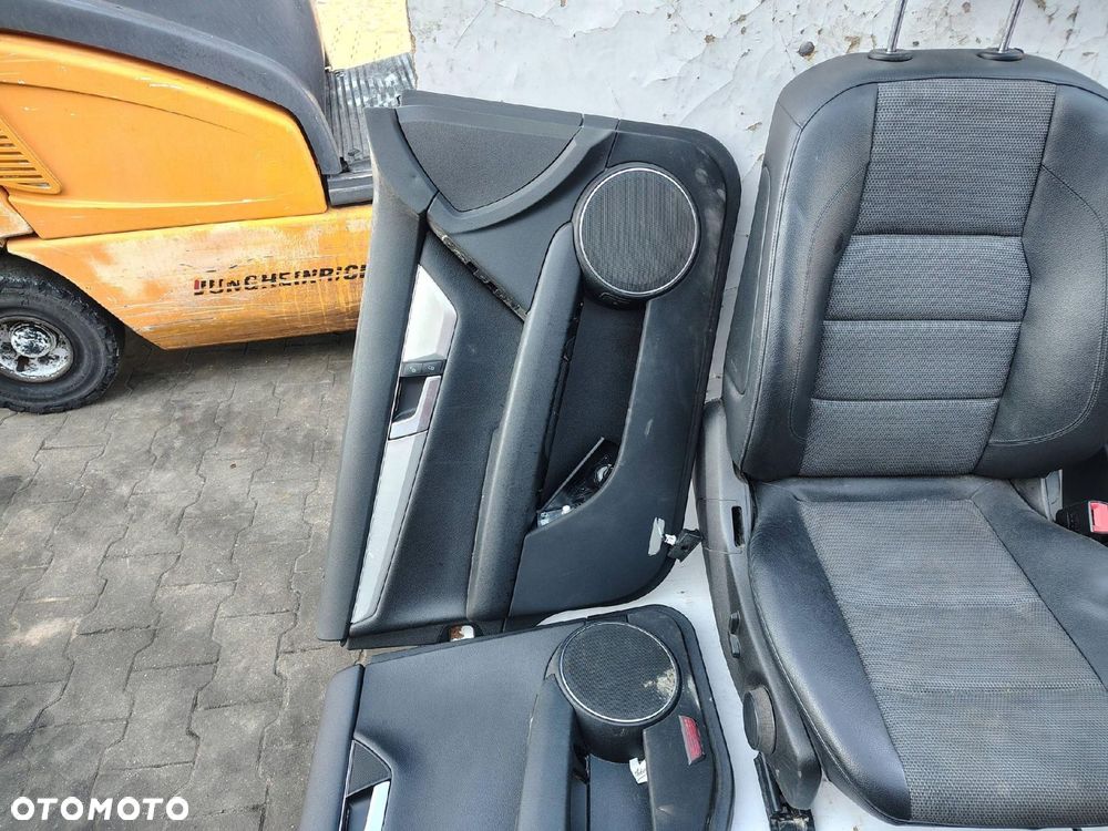 FOTEL FOTELE BOCZKI PÓŁSKÓRA KOMPLET MERCEDES KLASA C W204 SEDAN EUROPA - 7