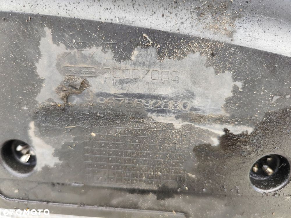 PEUGEOT 508 I 10-18 OSŁONA DOLNA ZDERZAKA POD ZDERZAK PŁYTA 9675692880 - 7