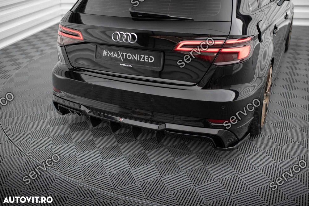 Difuzor bara spate Audi A3 S-Line Sportback 8V 2016-2020 v31 - Maxton - 3