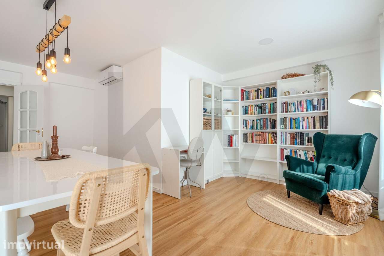 Espetacular Duplex T3 Renovado no Montijo: Design Moderno, Terraço com - Grande imagem: 5/49