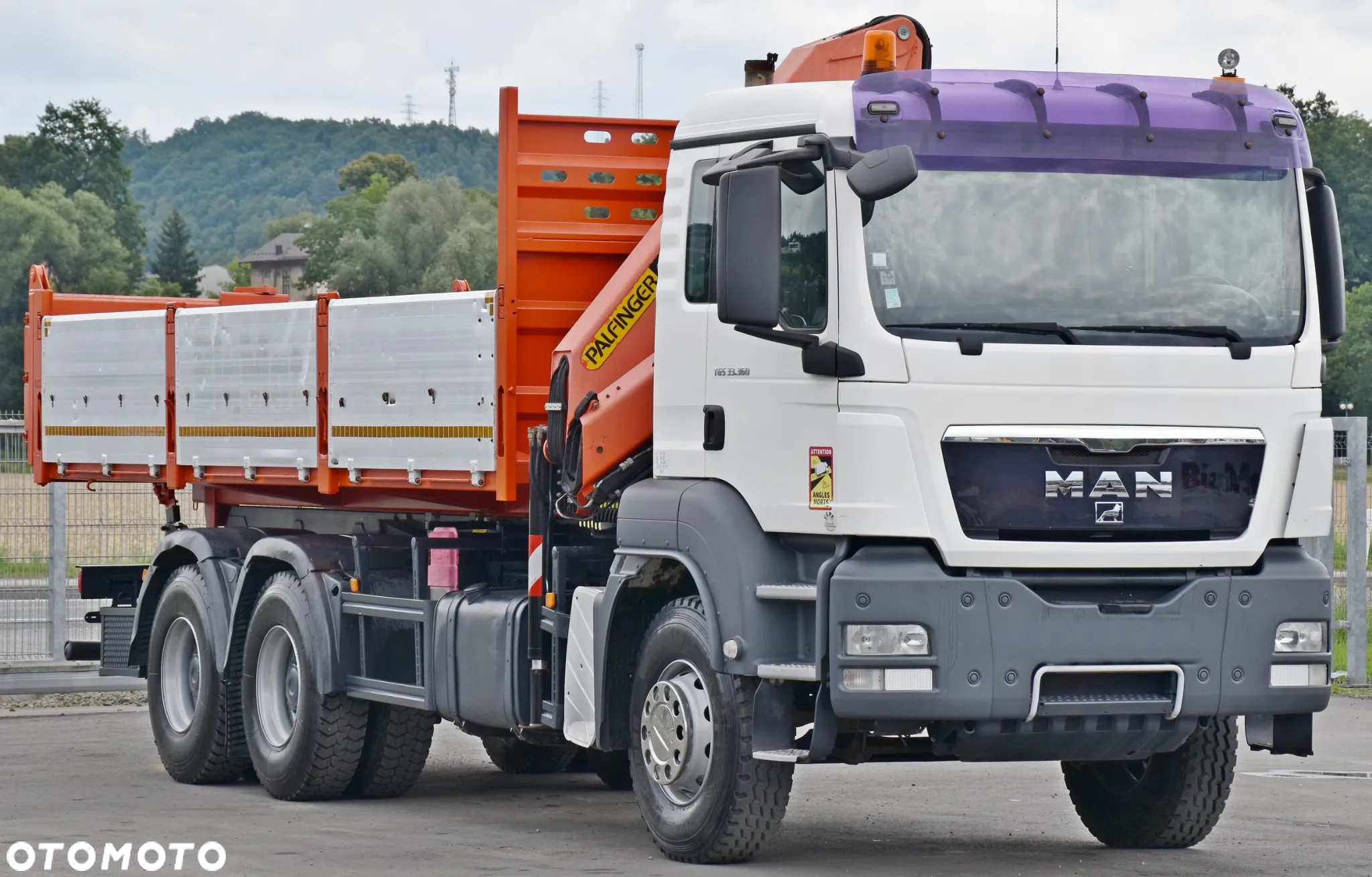MAN TGS 33.360 * WYWROTKA 6,40 m + PK 15500 / 6x4 * STAN BDB - 3