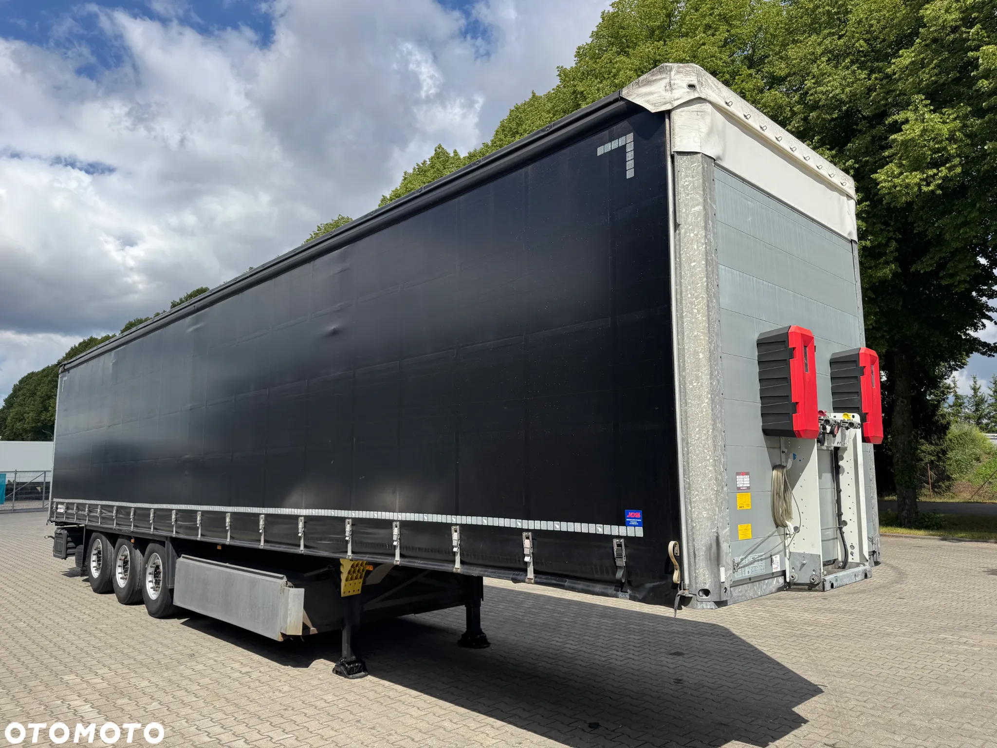 Schmitz Cargobull Firanka, Kosz na PALETY, oś podnoszona!! - 5