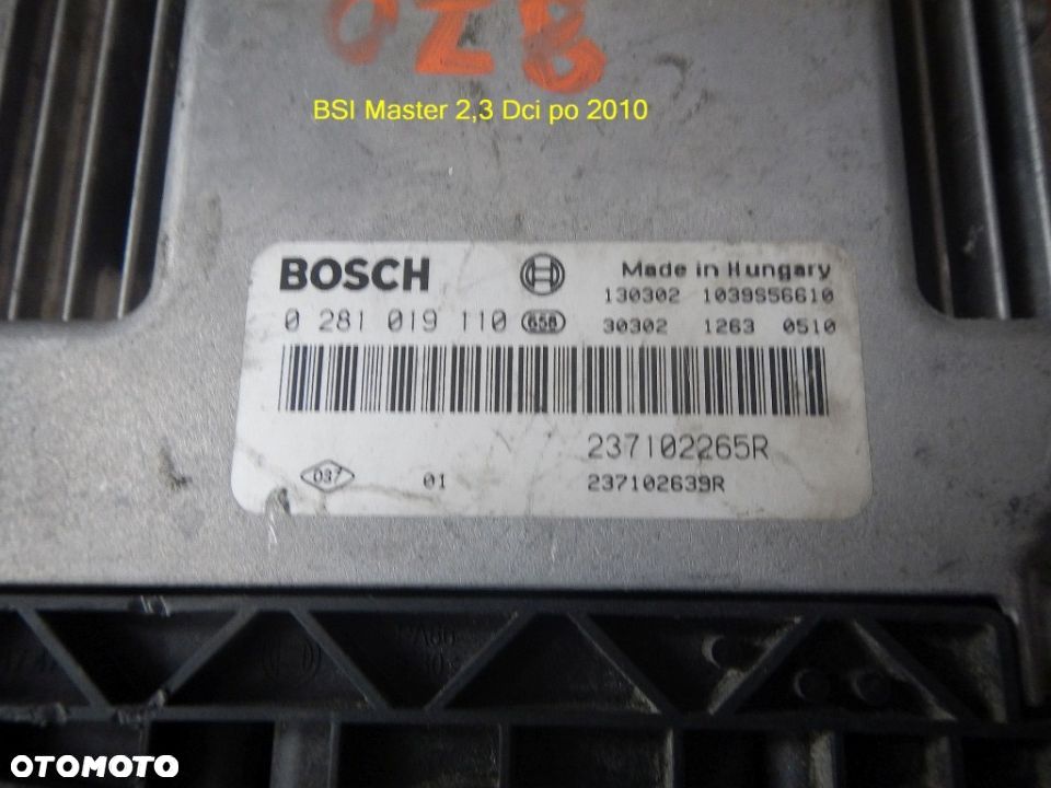 Sterownik komputer Master III 2,3 BOSCH 0281019110 po 2010r - 3