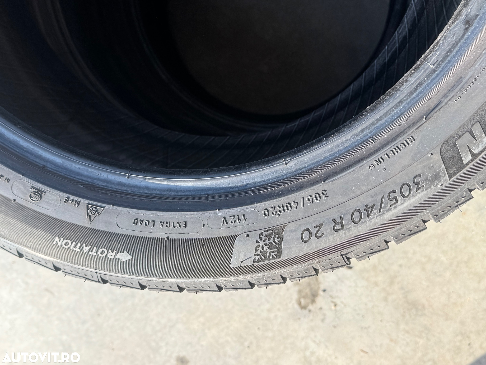 Vând set anvelope 275/45/20-305/40/20 Michelin de iarnă sh - 10