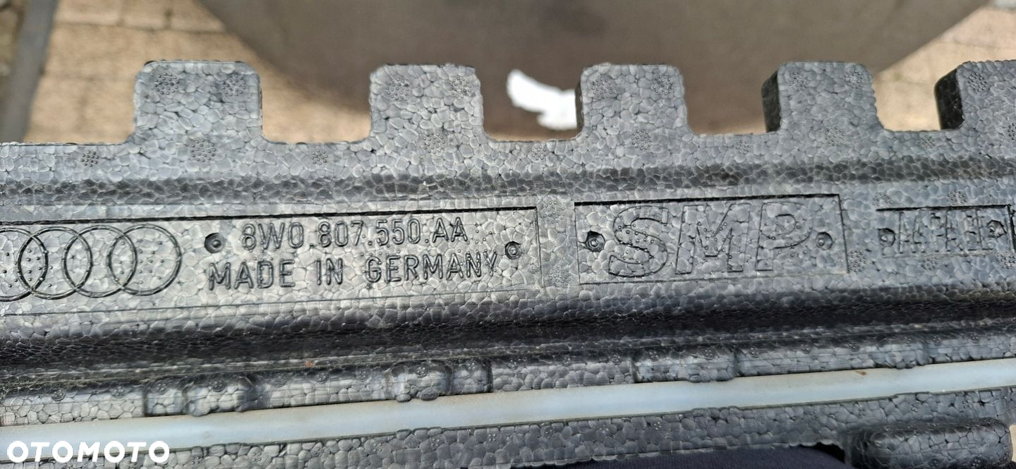 AUDI A4 B9 LIFT 2019- absorber zderzaka przód czujnik pieszych 8W0807550AA - 11