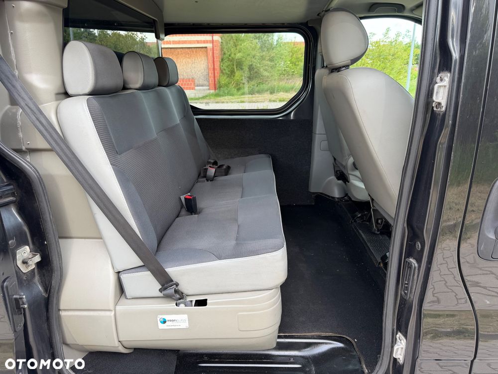Opel VIVARO L2H1 Długi Klima Dubel Kabina 5os Brygadówka Hak Dźwig - 16