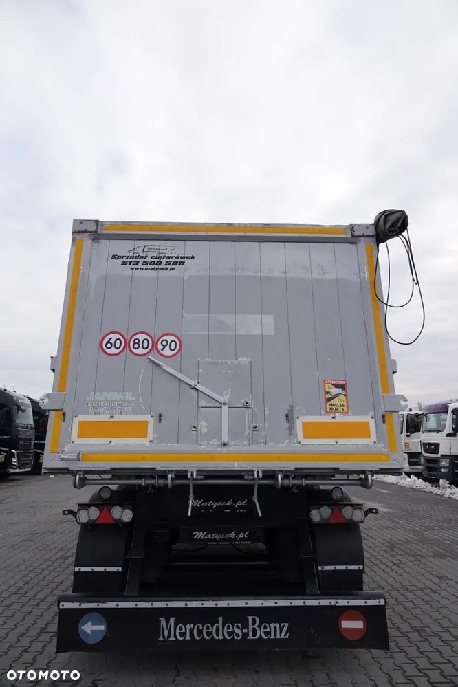 Janmil WYWROTKA / 42 m3 / TYŁ KLAPA / SAF / OŚ PODNOSZONA / ALUFELGI / 2017 ROK - 11