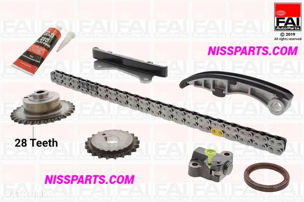 KIT LANT DISTRIBUTIE NISSAN ATLEON CABSTAR 3.0 ZD30 EURO4 150CP RENAULT MASCOT MAXITY PIESE ZD30DDTI - 1