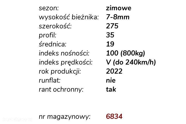 Toyo Snowprox S954 275/35 R19 - 3