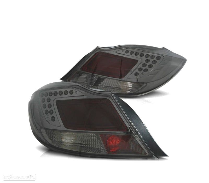 FAROLINS OPEL INSIGNIA 08-13 LED VERMELHO CROMADO - 2