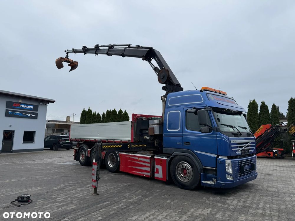 Volvo FM500 8x4 triadem wywrotka HDS HIAB 288-5 HiPro - 13