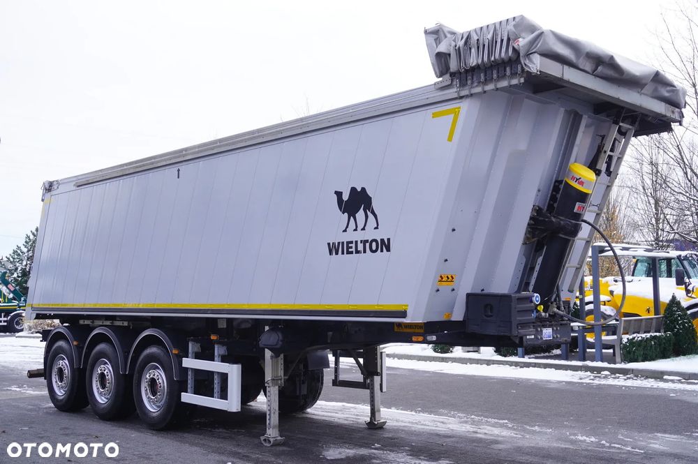 Wielton NW-3 / waga 6,2t / poj. 38 m3 / elek. dach / Teflon / 50 naczep r.2022 - 12