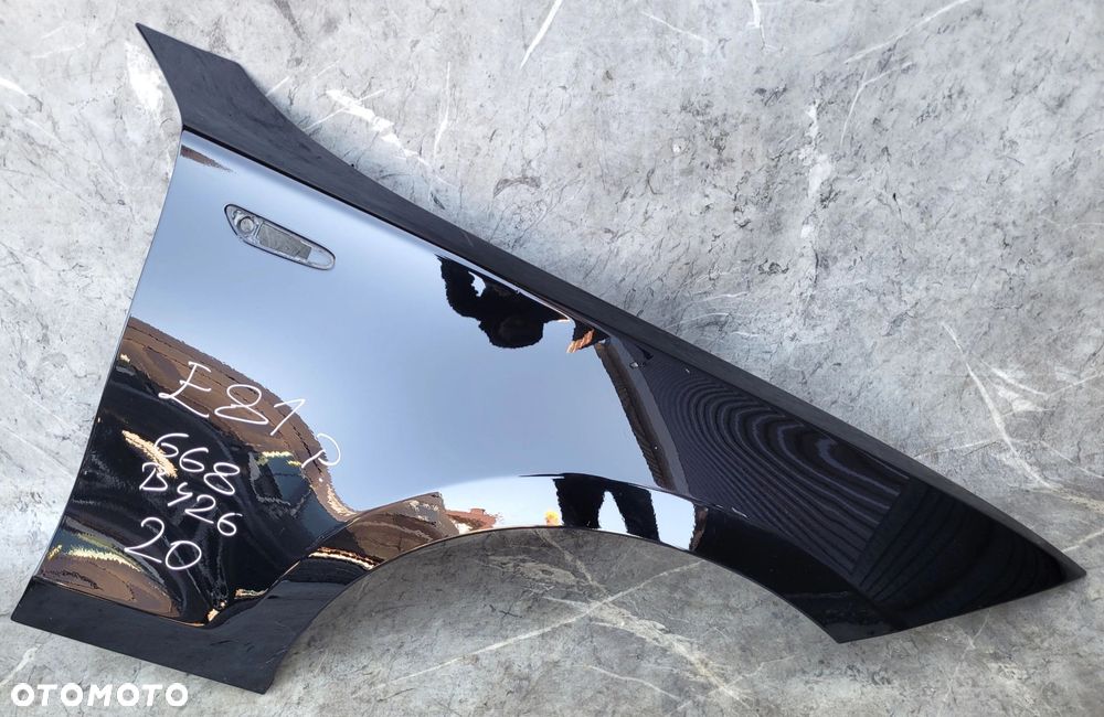 BŁOTNIK PRAWY PRZÓD PRZEDNI BMW E81 E82 E87 E88 668 SCHWARZ II B426 - 1
