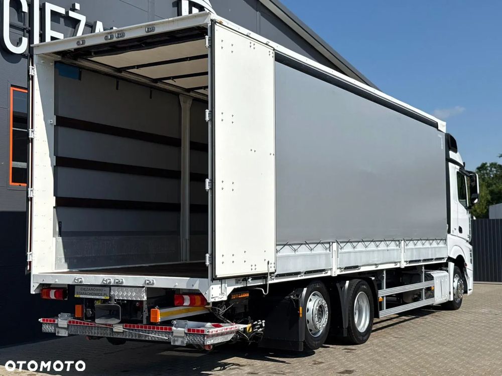 Mercedes-Benz Actros 2542 / E6 / burto-firanka 8,5 m + winda / 21Epal / z Niemiec / sypialka plandeka firana skrzynia - 17