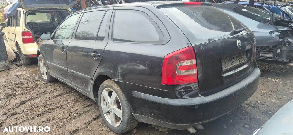 Haion cu geam luneta spate portbagaj Skoda Octavia 2 NFL 2008 break combi Culoare cod F9R - 2