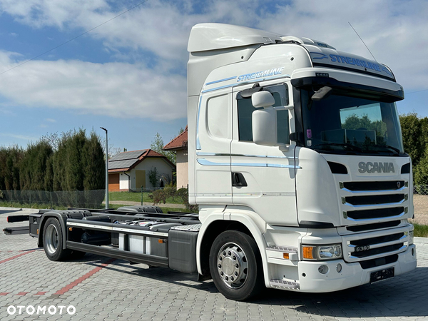 Scania G360 / BDF / DO ZABUDOWY / EURO 6 / KLIMA POSTOJOWA / AUTOMAT / SPROWADZONA