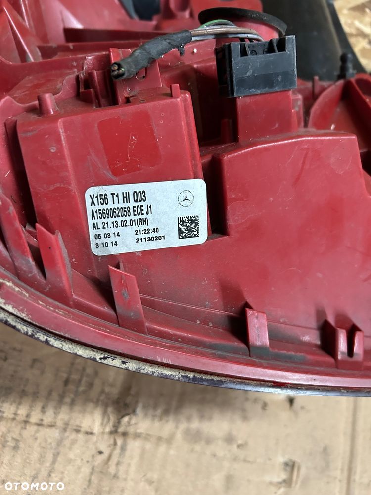 Mercedes GLA X156 lampa tylna led prawa A1569061958 A1569062058 europa - 13