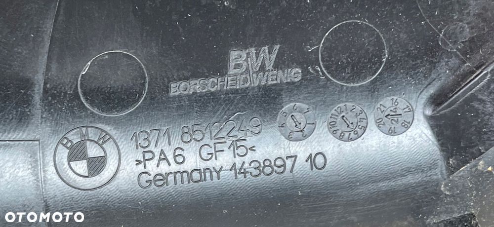 BMW X3 F25 X4 F26 RURA DOLOT POWIETRZA REZONATOR 8517608 8512249 7812946 - 5