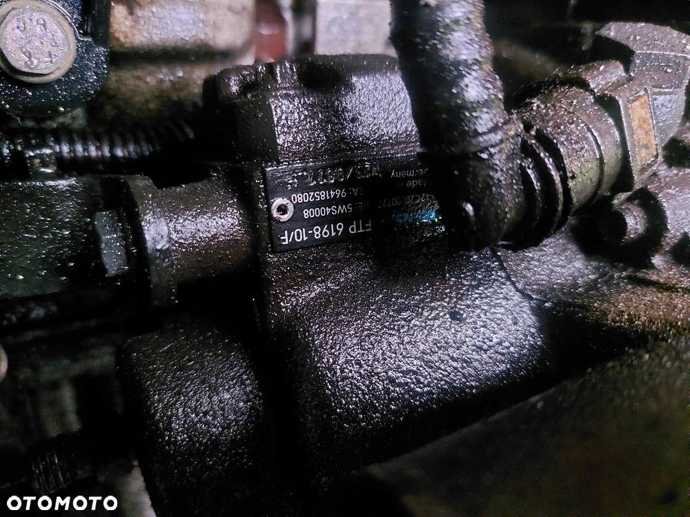 SILNIK + POMPA WTRYSKI TURBO SIEMENS CITROEN C2 1.4 HDI 8HX 9651535480 - 11