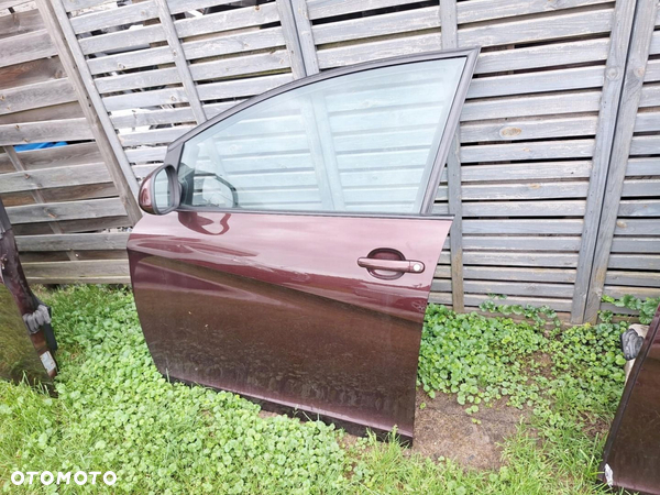 DRZWI PRZEDNIE LEWE SEAT ALTEA XL KOLOR BORDO METALIC LS3Y