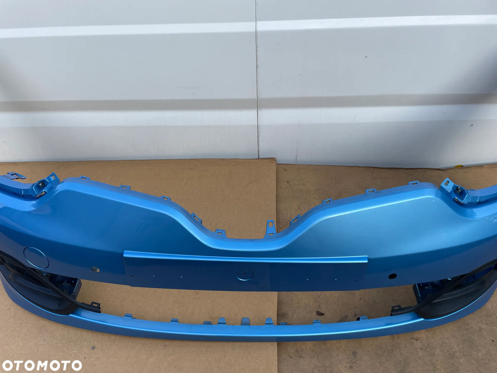 RENAULT MEGANE III LIFT ORYGINALNY ZDERZAK PRZEDNI PDC KRATKA 620220055R NIEBIESKI - 4
