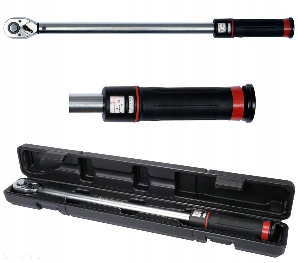 YATO KLUCZ DYNAMOMETRYCZNY 1/2" 65-350Nm CERTYFIKAT WALIZKA YT-07609 DO KÓŁ - 8