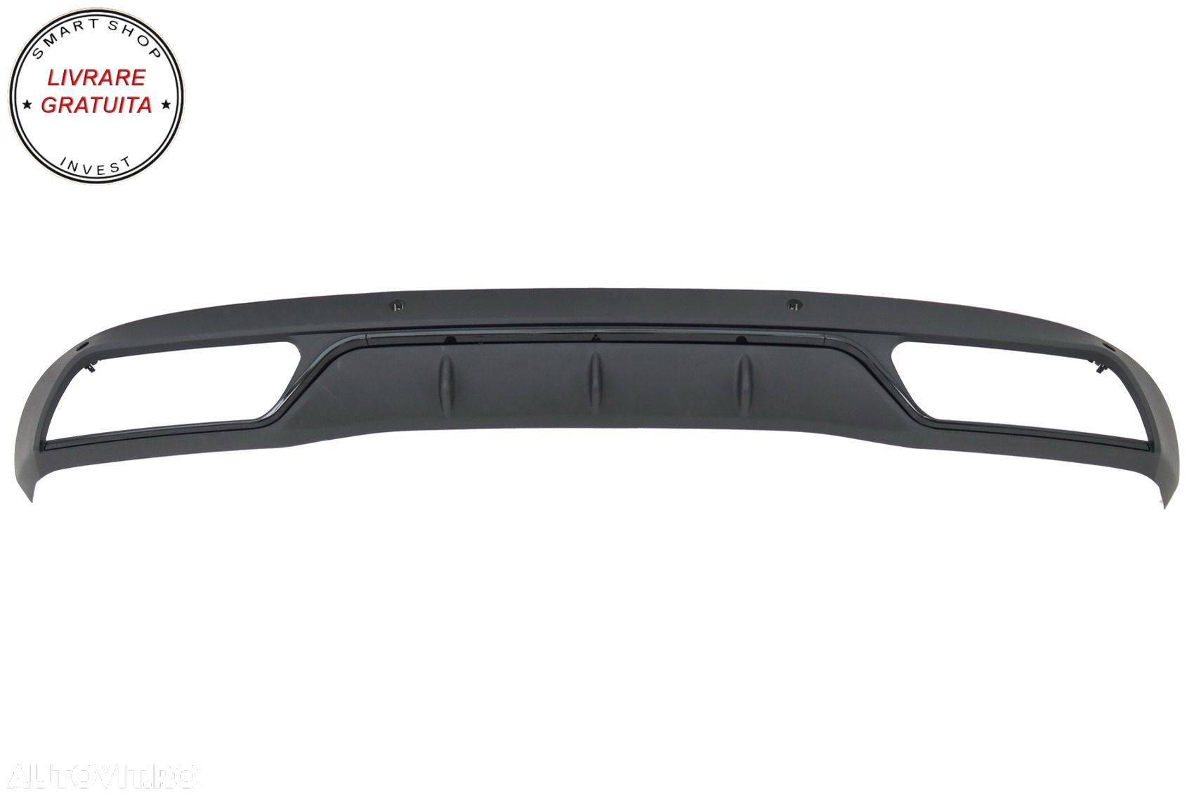 Difuzor Bara Spate Mercedes C-Class W205 S205 (2014-up) C63 Design pentru Bara Sta- livrare gratuita - 1