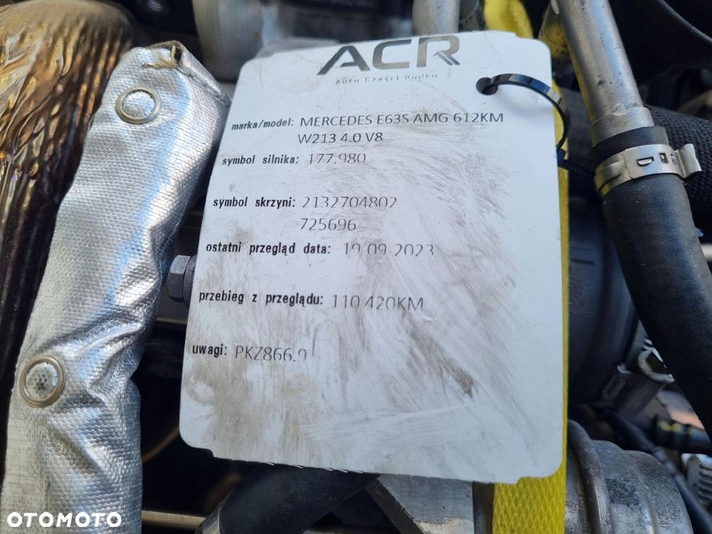 SILNIK Klasa S W222 C217 S63 S AMG 4.0 V8 BITURBO 177980 177.980 - 12