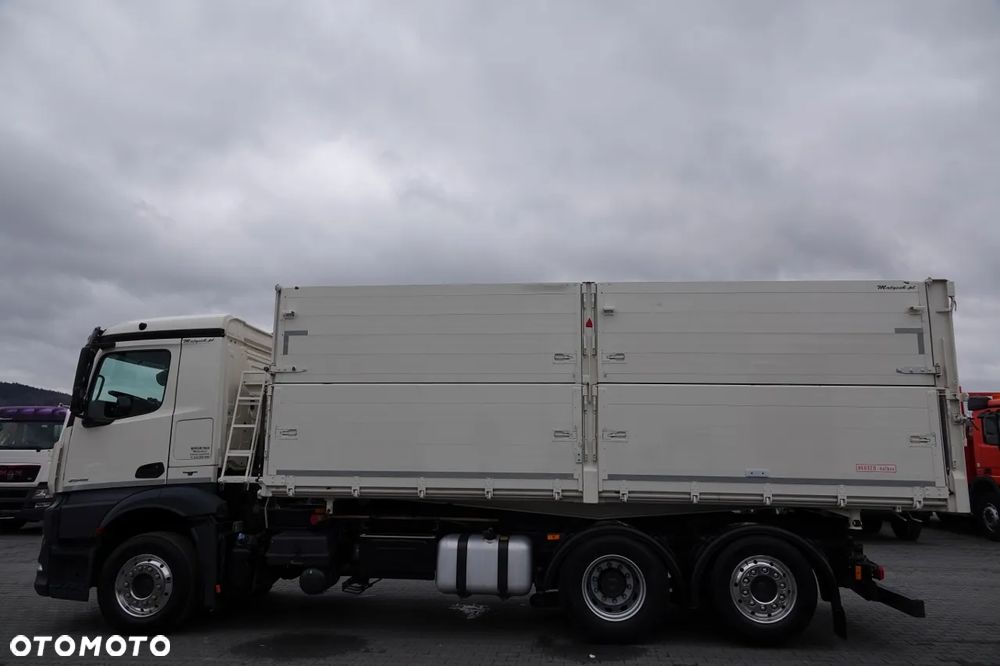 Mercedes-Benz ACTROS / 2545 / 6x2 / WYWROTKA 32 m3 / SZYBER DO ZBOŻA / ŁADOWNOŚĆ: 15.000 KG / OŚ SKRĘTNA + PODNOSZONA / EURO 6 - 16