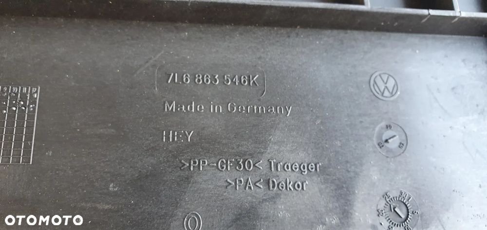 Podłoga wykładzina bagażnika dywan VW Touareg 7L6863546K - 5